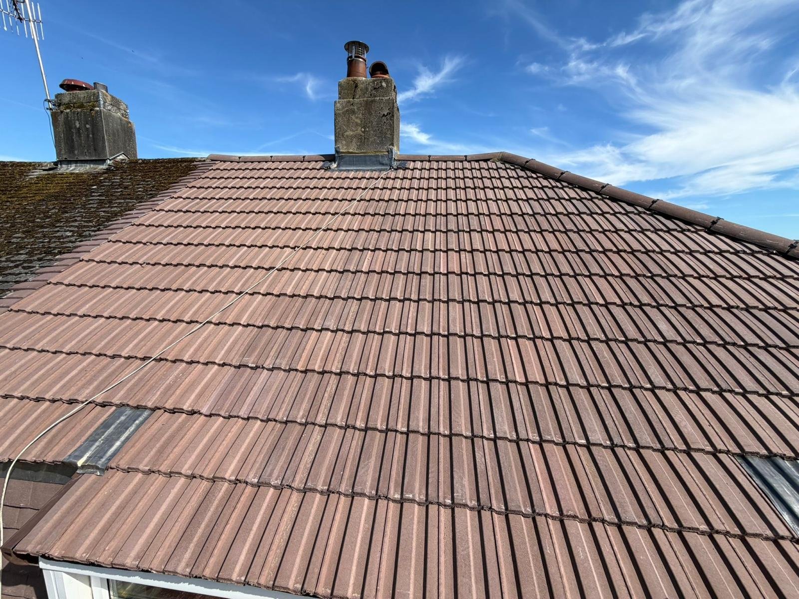 Recent roof repairs project by True Guard, serving Acton